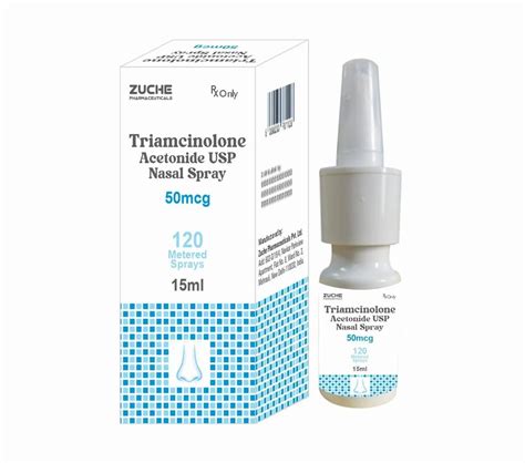 0 1 Triamcinolone Acetonide Usp Nasal Spray Packaging Type Bottle Packaging Size 15ml At Rs