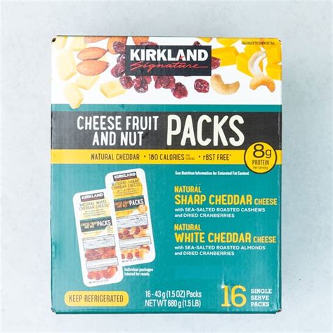 Kirkland Signature Cheese Fruit Nut Snack Packs Splashstory