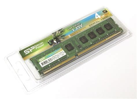 Silicon Power 4gb Ddr3l 1600 Low Voltage Udimm Desktop Memory Ipohonline