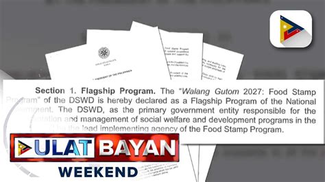 Walang Gutom 2027 Idineklarang Flagship Program Ni PBBM YouTube