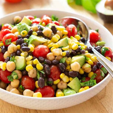 Corn Avocado Black Bean Salad (in 10 minutes) - Fifteen Spatulas