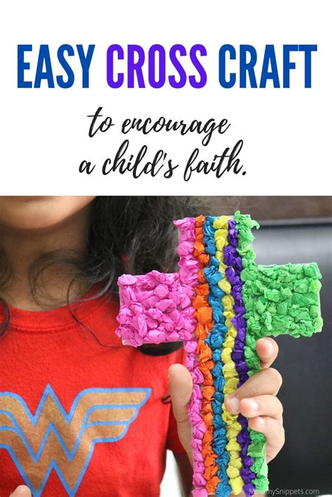 An Easy Cross Craft To Encourage A Childs Faith Mommy Snippets