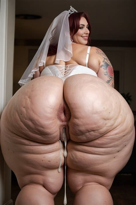 Extremely Large Ass Fat Tattooed Slut Bride Pierced Huge Nasty Asshole