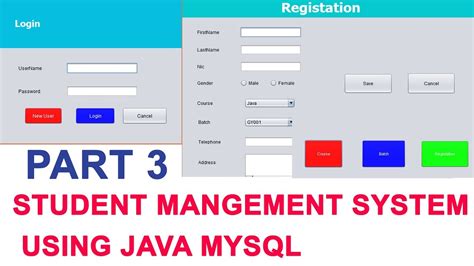 Student Management System Project In Java Part 3 YouTube