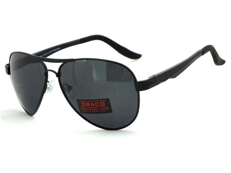 Okulary słoneczne Polarized męskie Metalowe czarne DRM 9337 3R