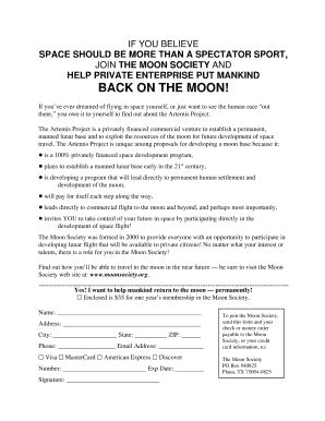 Fillable Online Asi Membership Flyer The Artemis Project Asi Fax