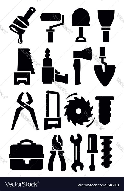 Construction tools Royalty Free Vector Image - VectorStock