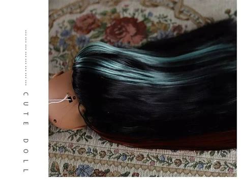 ICY DBS Nude Blythe Doll Joint Body Black Skin Long Eyelash Sleeping Eye Toy EBay