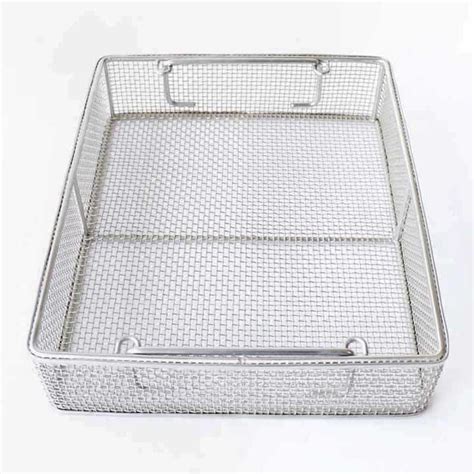 Wire Mesh Basket For Medical Disinfection Sterilization Storage