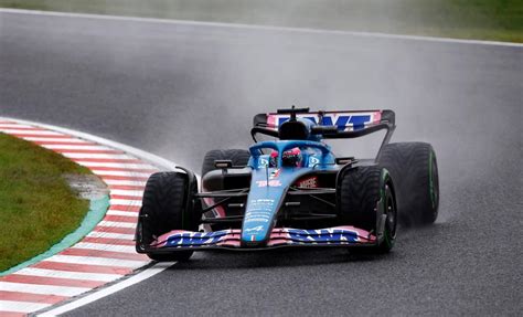 Alonso Fastest In Wet Japanese First Practice Verstappen Sixth