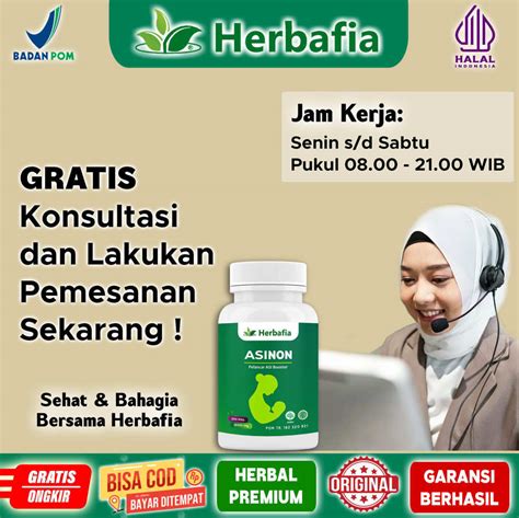 Herbafia ASI Booster Pelancar Penambah Peningkat Produksi ASI