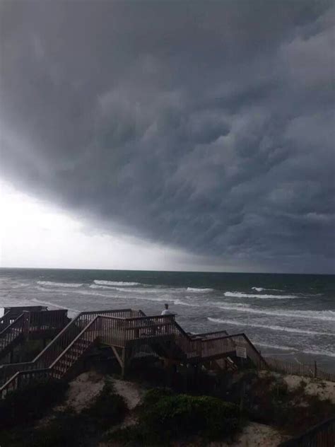 Topsail, NC today with Arthur. Wow! | Outdoor, Beach, Photography