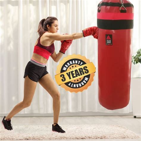 Heavy Duty Boxing Punching Bag Fitness MMA Kicking Home GYM Kickboxing ...