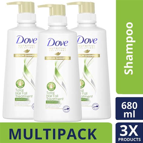 Jual Dove Shampoo Perawatan Rambut Rontok Berkurang Dengan Nutri