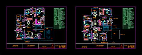 Electrical Layout Of A Residence In DWG (10.39 KB) | CAD library 