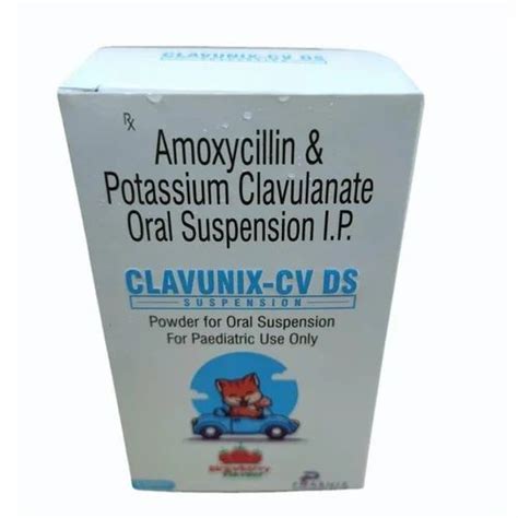 Aclavunix Cv Ds Amoxycillin Potassium Clavulanate Oral Suspension At Rs