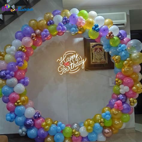 Amazing Colorful Balloon Ring Decoration In Delhi Ncr Noida