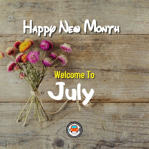 Happy New Month Welcome To July Template Postermywall