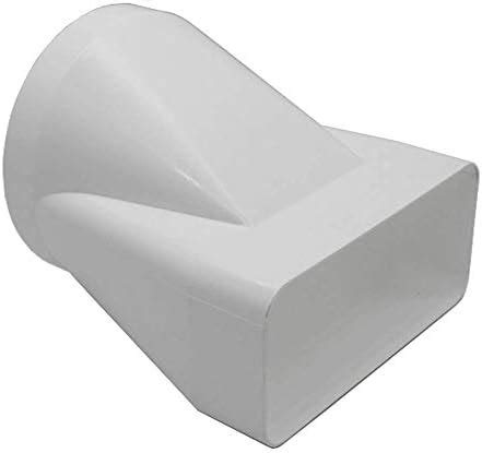 Kair Elbow Bend Adaptor 220mm X 90mm To 150mm 6 Inch Rectangular To