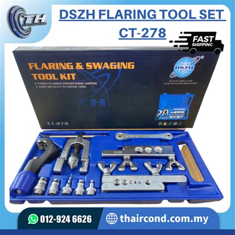 Dszh Flaring Tool Set Ct Flaring Swaging Tool Kit Air Cond Copper