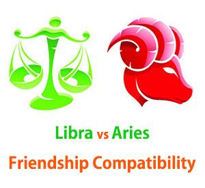 Libra and Aries Friendship Compatibility