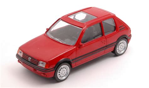 Modellino Auto Scala 1 43 Norev PEUGEOT 205 GTi 1986 VALLELUNGA RED