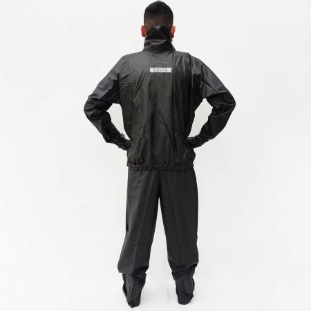 Kit Capa De Chuva Delta Flex Gola Bota PVC Impermeável