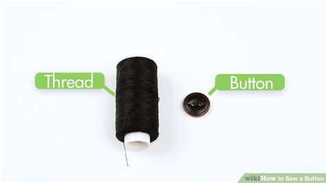 How to Sew a Button (with Pictures) - wikiHow