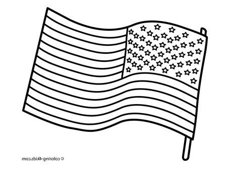 American Flag With Outline | Images and Photos finder