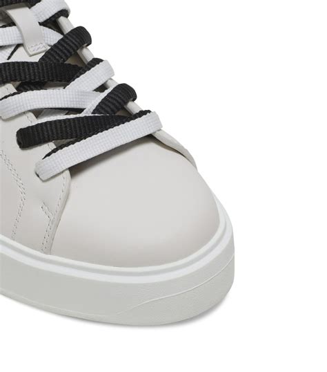 Mens Balmain White Leather B Court Sneakers Harrods UK