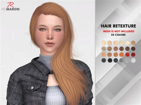 The Sims Resource Wings OS0723 Hair Retextured By Remaron Sims 4 Hairs