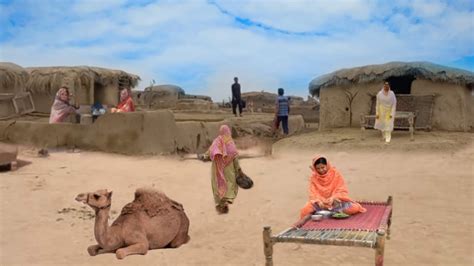 Desert Women Morning Routine In Winter Village Life Pakistan