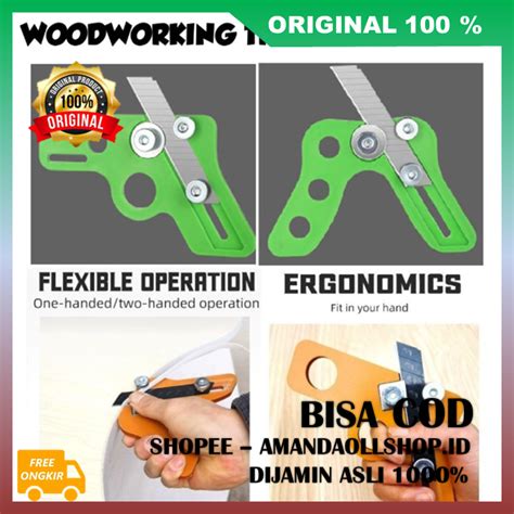 Jual Woodworking Trimmer Aligner Ketam Sudut Ragum Tepian Manual Edge