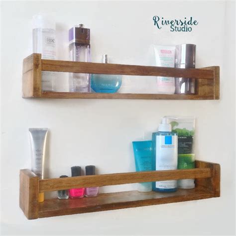 Wood Floating Shelf Bathroom Shelves Gallery Shelves - Etsy