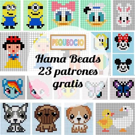 Patrones Gratis Hama Beads Perler Beads Ideas Perler Bead Templates