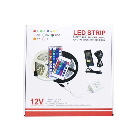 Szyoumy Tira De Luces Led Rgb No Resistente Al Agua 5m Smd 5050