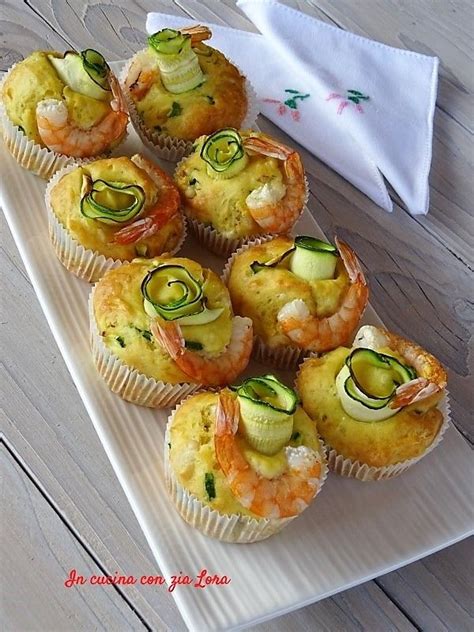 Muffin Con Zucchine E Gamberetti In Cucina Con Zia Lora Ricetta