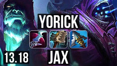 Yorick Vs Jax Top Solo Kills Games Na Diamond