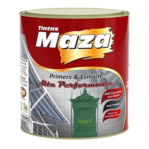 Tinta Alta Temperatura Aluminio 600graus 900ml Maza Shopee Brasil