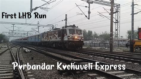 First Lhb Run Of Porbandar Kochuveli Express Last Icf Train Of