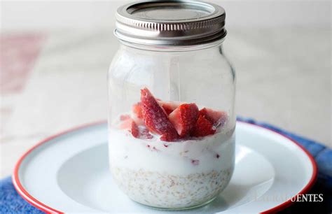 Strawberry Overnight Steel Cut Oats Laura Fuentes