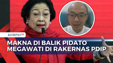 Pengamat Politik Yunarto Wijaya Ungkap Makna Di Balik Pidato Megawati