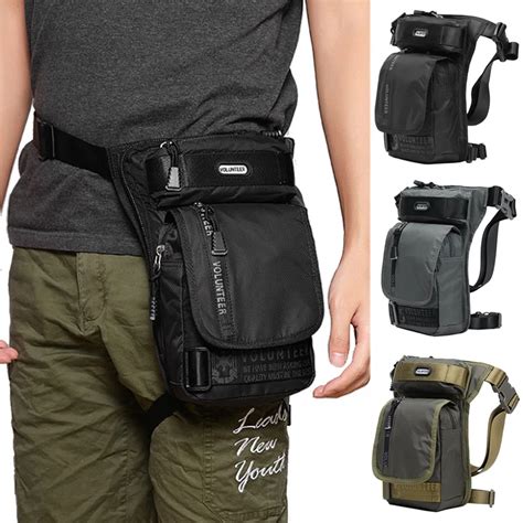 Men Waterproof Oxford Thigh Drop Leg Bag Waist Fanny Pack Tactical