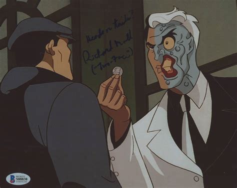 Richard Moll Signed "Batman: The Animated Series" 8x10 Photo Inscribed ...