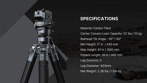 Ulanzi F38 Quick Release Video Travel Camera Tripod 3318 – ULANZI