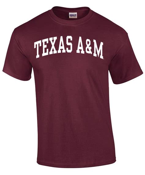 Texas Aandm Aggies Maroon T Shirt