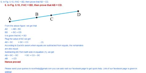 In AC BD Then Prove That AB CD Brainly In