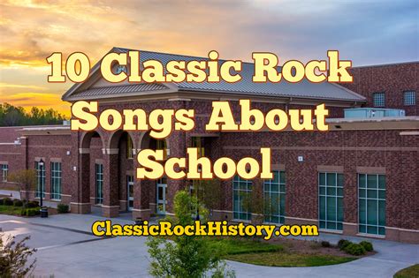 10 Classic Rock Songs About School - ClassicRockHistory.com