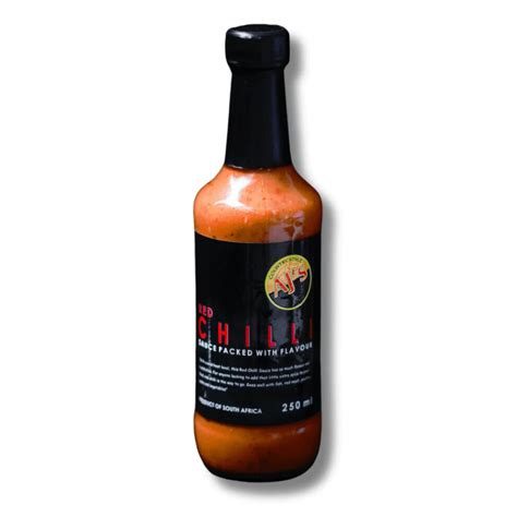 Aj S Hot Chilli Sauce 250ml Fleisherei Online Store