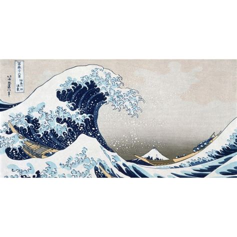 Quadro Stampa Su Tela Katsushika Hokusai La Grande Onda Di Kanagawa